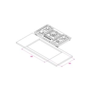 اجاق گاز استیل مولتی استپ کن مدل 518 Multistep قیمت عمده
