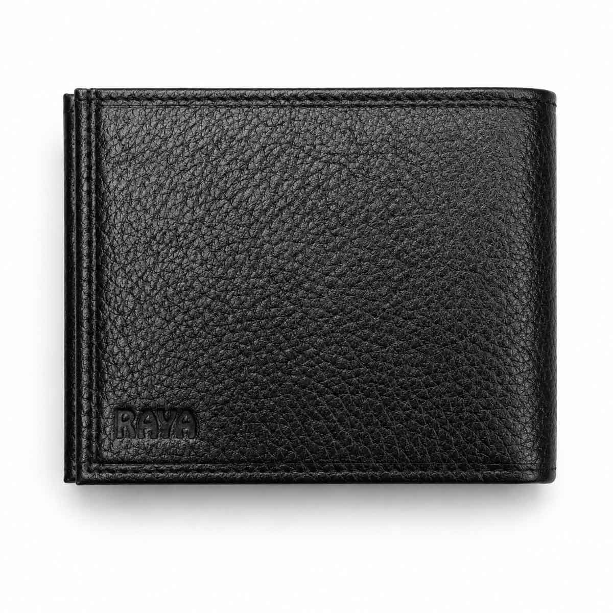 raya-aria-black-(1) کیف جیبی چرم طبیعی مشکی رایا چرم مدل آریا