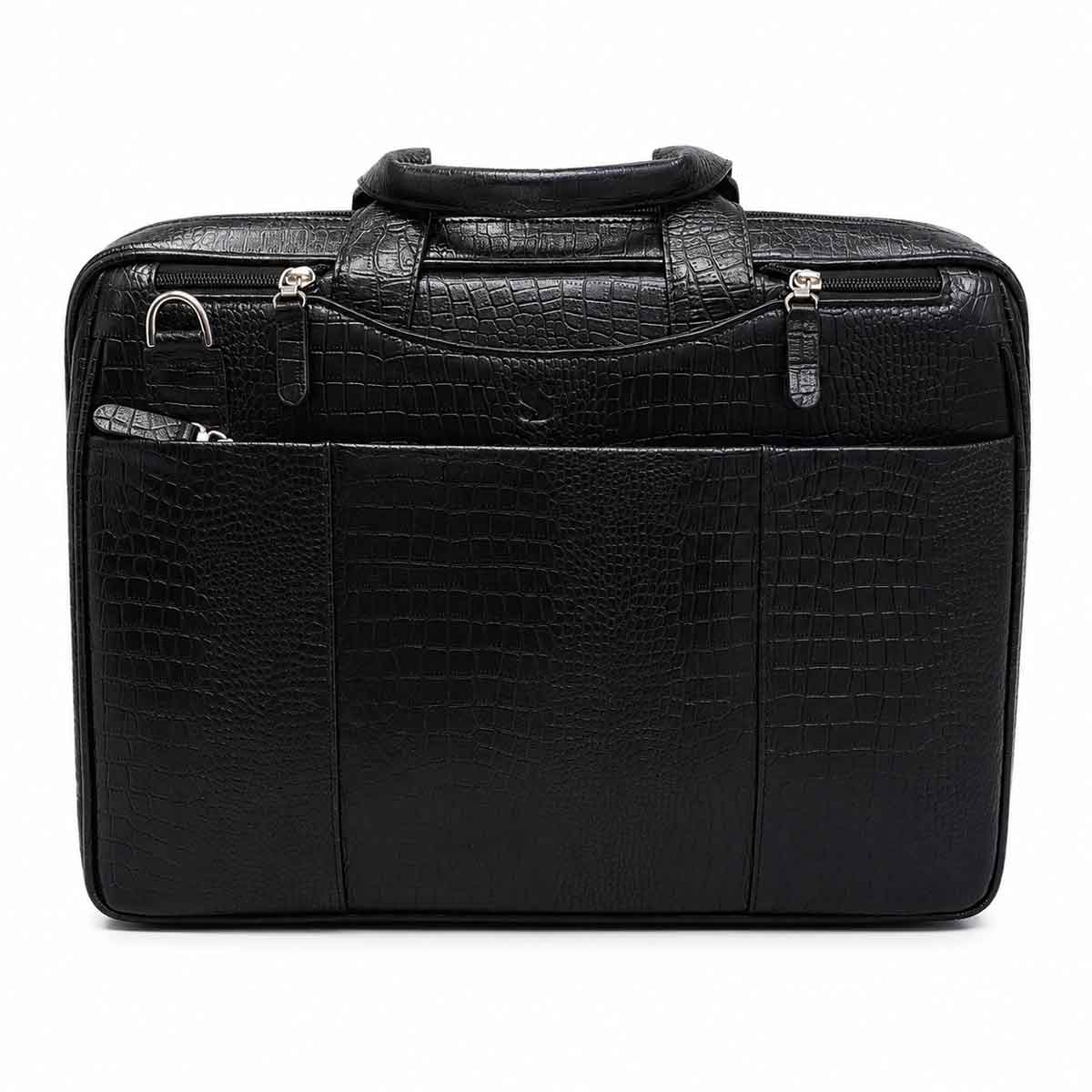 raya-ayman-black (3) کیف اداری چرم طبیعی مشکی رایا چرم مدل آیمان