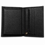 کیف کتابی چرم طبیعی مردانه مشکی رایا چرم مدل دانیال تأمین عمده