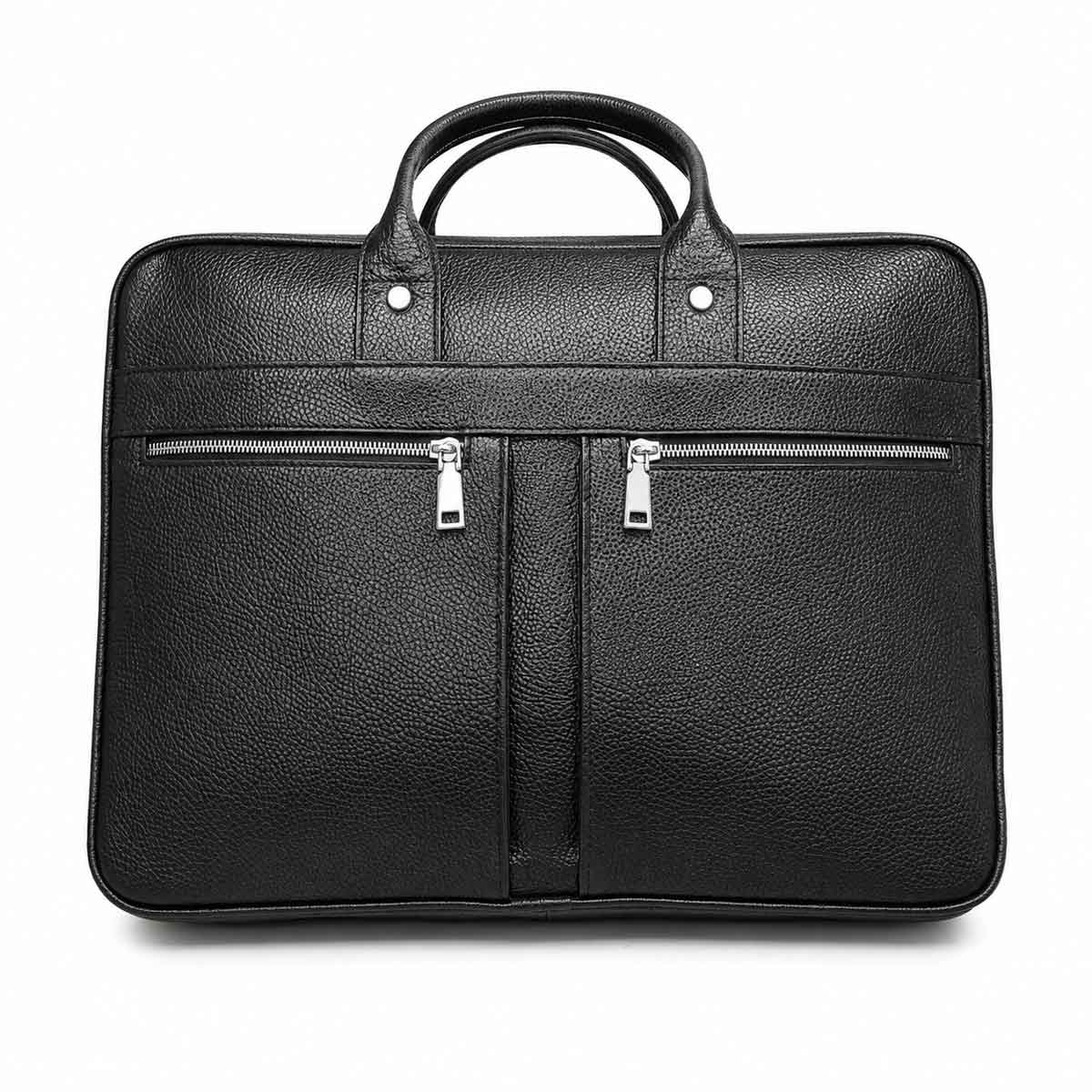 raya-makan-black (3) کیف اداری چرم طبیعی مشکی رایا چرم مدل ماکان