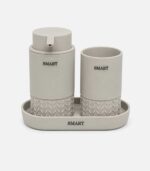 جای مایع و مسواک سرویس 3 پارچه اسمارت مدل رابی قیمت عمده