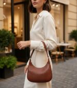 کیف مجلسی چرم طبیعی زنانه رایا چرم مدل فریال — نمای شماره 11