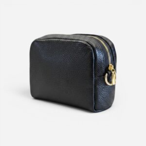 کیف دوشی چرم طبیعی زنانه رایا چرم مدل مینو — نمای کناری